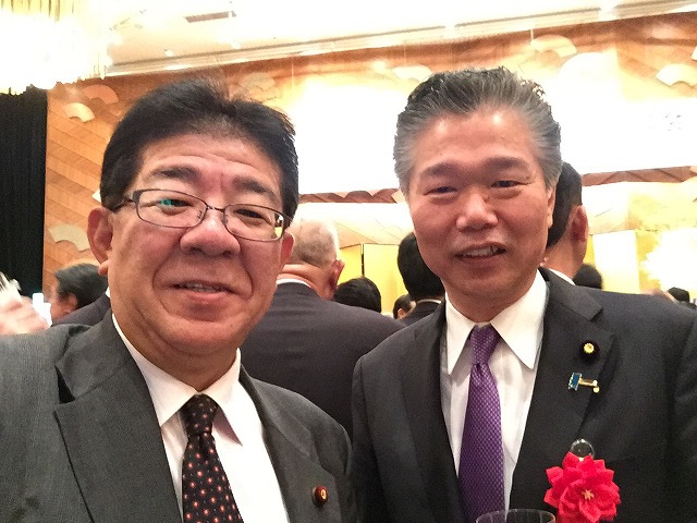 国民政治協会「経済界と自民党役員との新年懇談会」 金子やすしオフィシャルサイト 熊本 ホームページ 衆議院議員 金子恭之