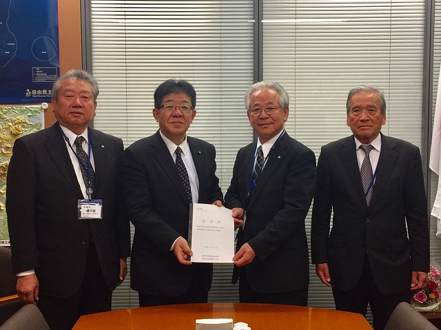 湯前町・鶴田町長、水上村・中嶽村長、上球磨森林組合・的場組合長 要望来室 金子やすしオフィシャルサイト 熊本 ホームページ 衆議院